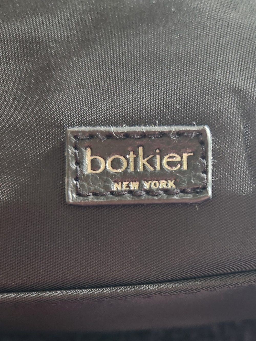 Botkier NY Cobble Hill Black Nylon & Leather (Vegan)